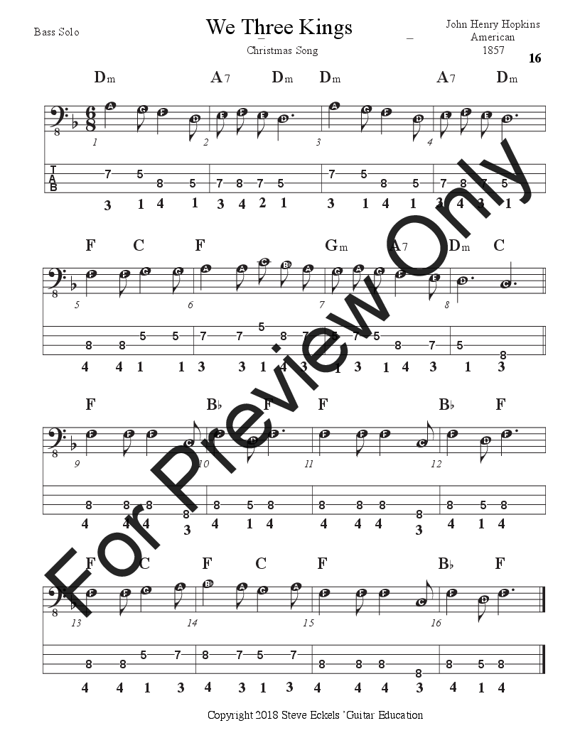 Bass: Beautiful Melodies and Warm Ups P.O.D.