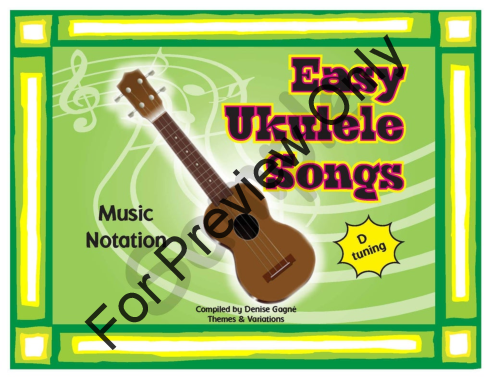 Easy Ukulele Songs in D Book with Online Media