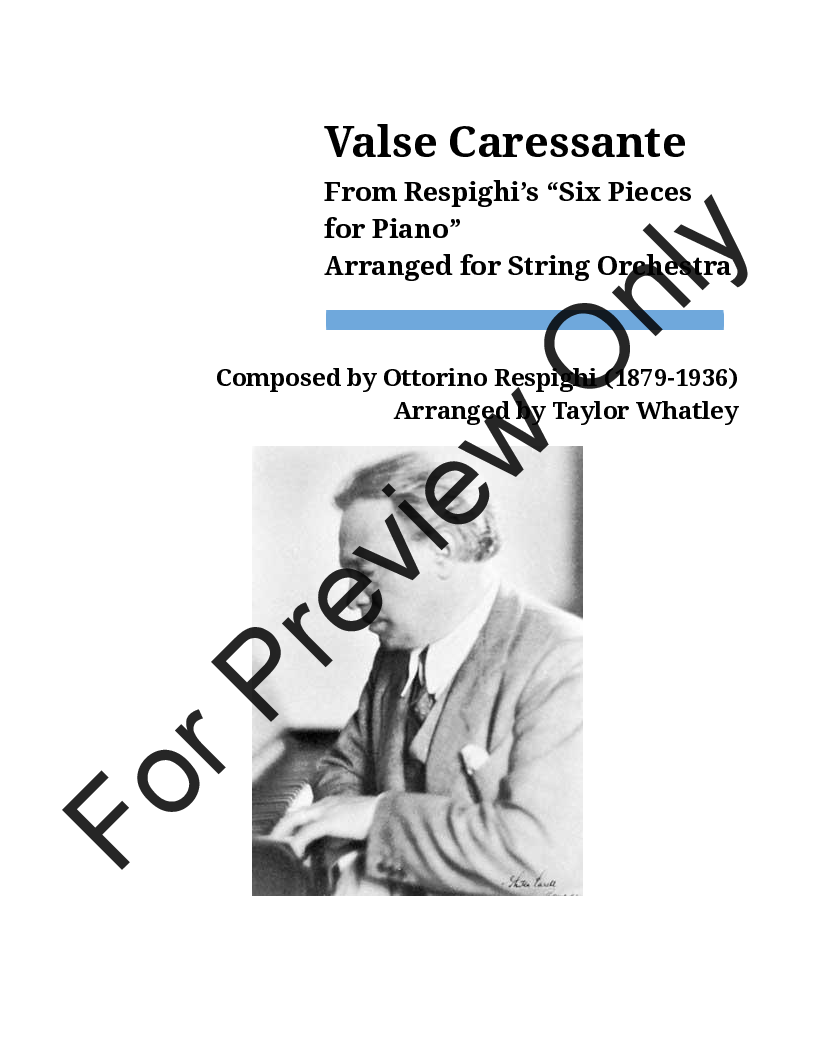 Valse Caressante P.O.D.