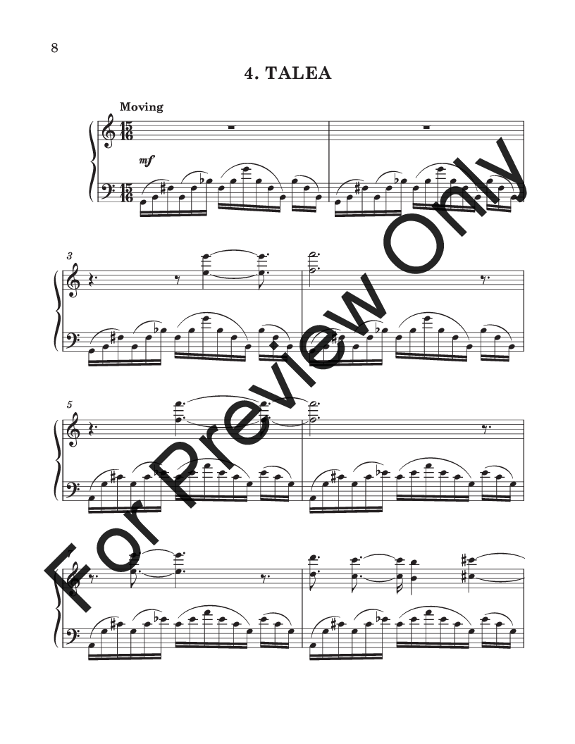 Five Short Pieces for Piano P.O.D.