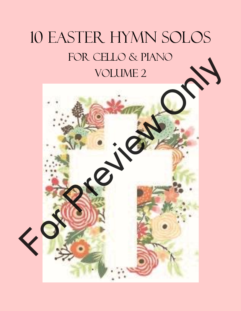 10 Easter Solos for Cello and Piano - Volume 2 P.O.D.