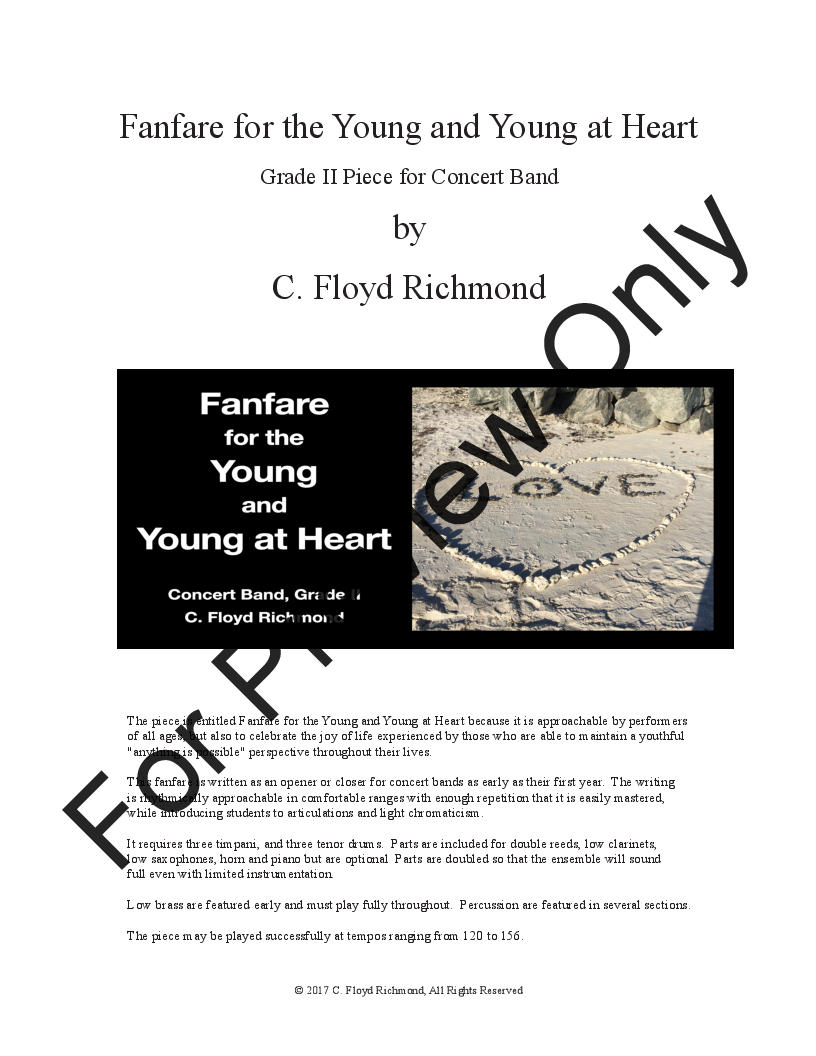 Fanfare for the Young and Young at Heart P.O.D.