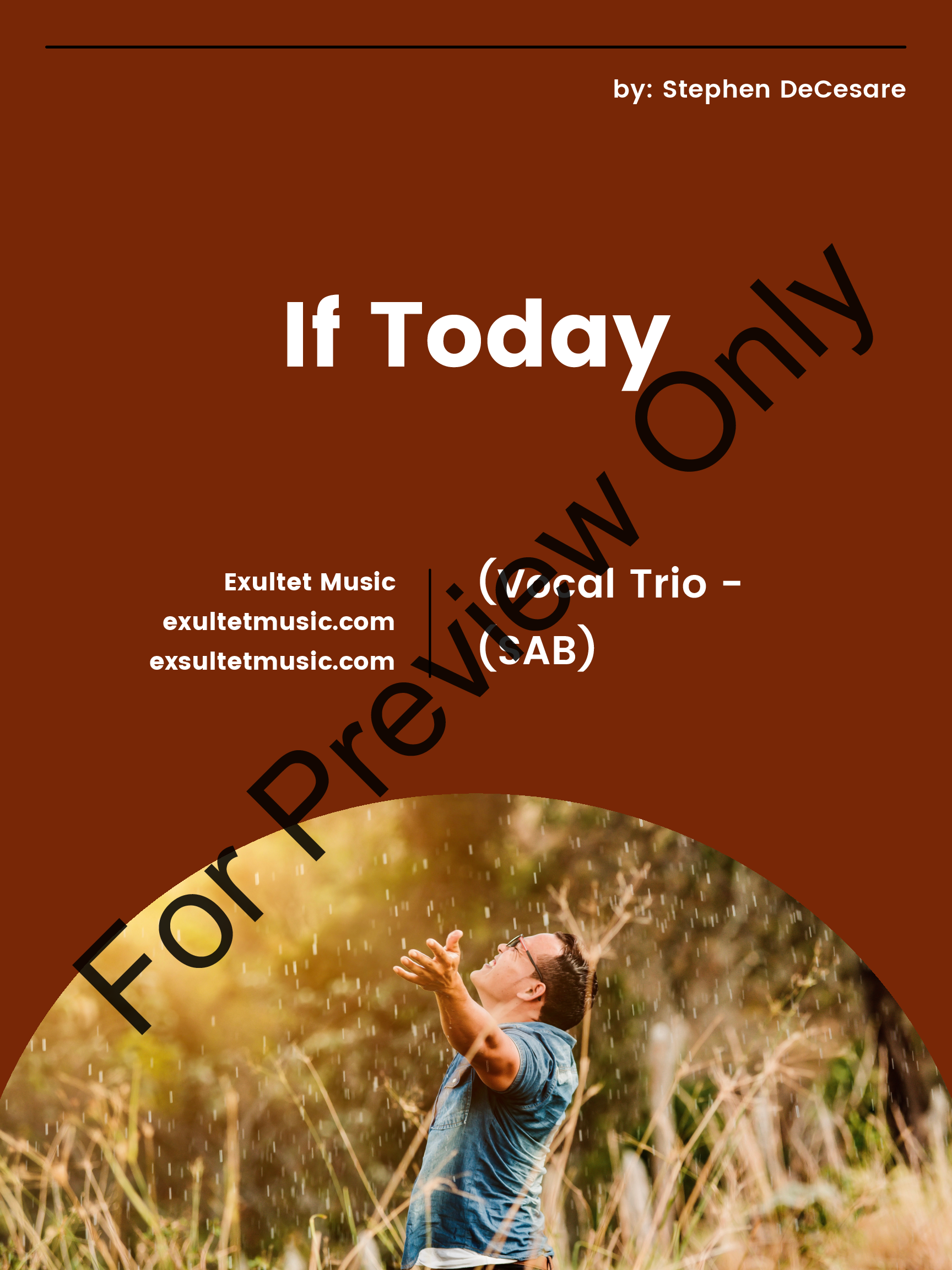 If Today (Vocal Trio - (SAB) P.O.D.