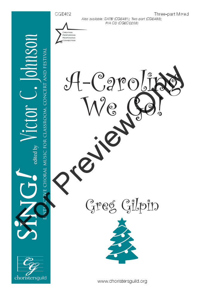 A-Caroling We Go Large Print Edition P.O.D.