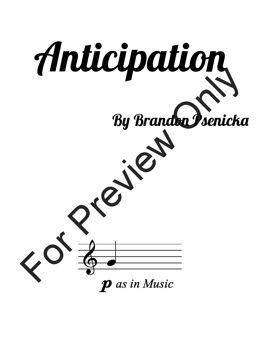 Anticipation P.O.D.