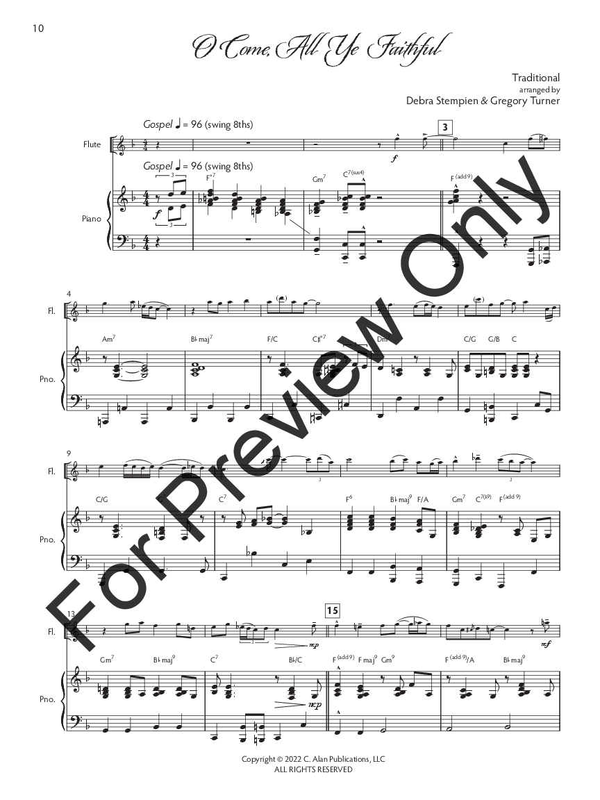 Joyful Tidings, Book 2 for Flute & Piano