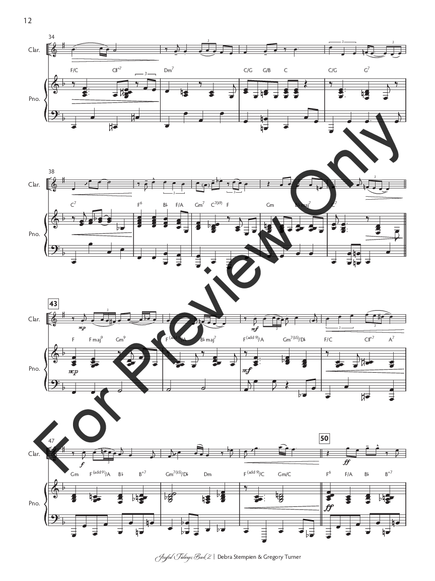 Joyful Tidings, Book 2 for Clarinet & Piano