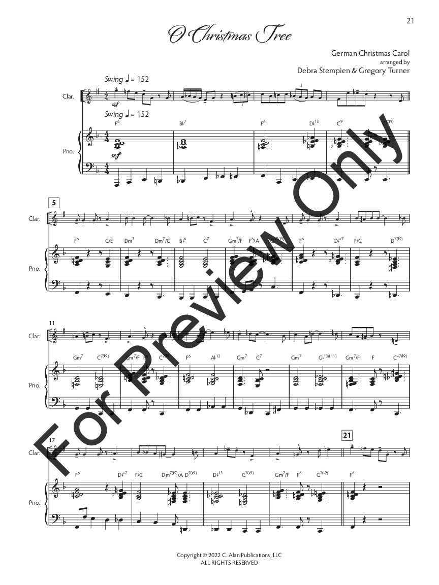 Joyful Tidings, Book 2 for Clarinet & Piano