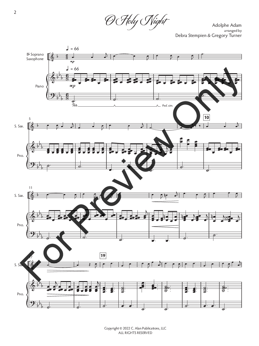 Joyful Tidings, Book 2 for Soprano Sax & Piano