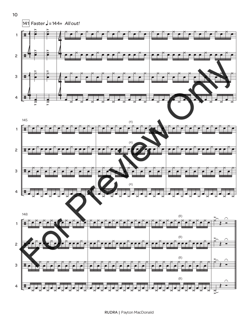 Rudra (Percussion Quartet)