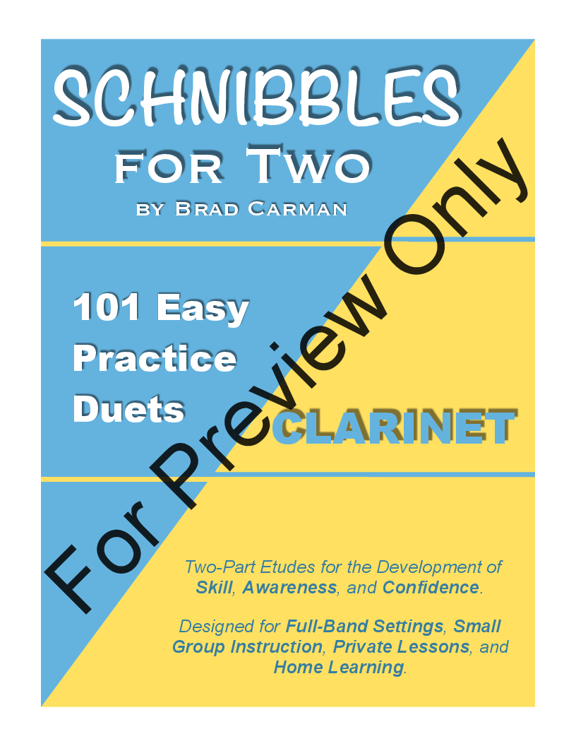 Schnibbles for Two: 101 Easy Flex Duets for Band (Clarinet) P.O.D.