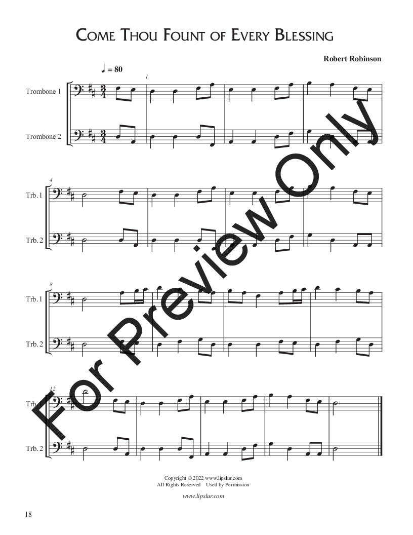 50 Duets for Trombone/Cello P.O.D.