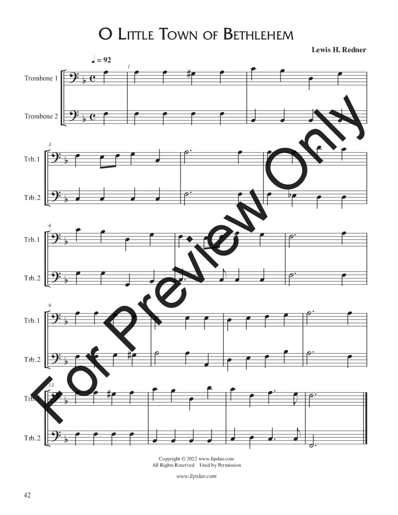 50 Duets for Trombone/Cello P.O.D.