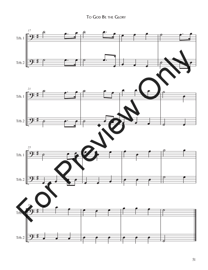 50 Duets for Trombone/Cello P.O.D.