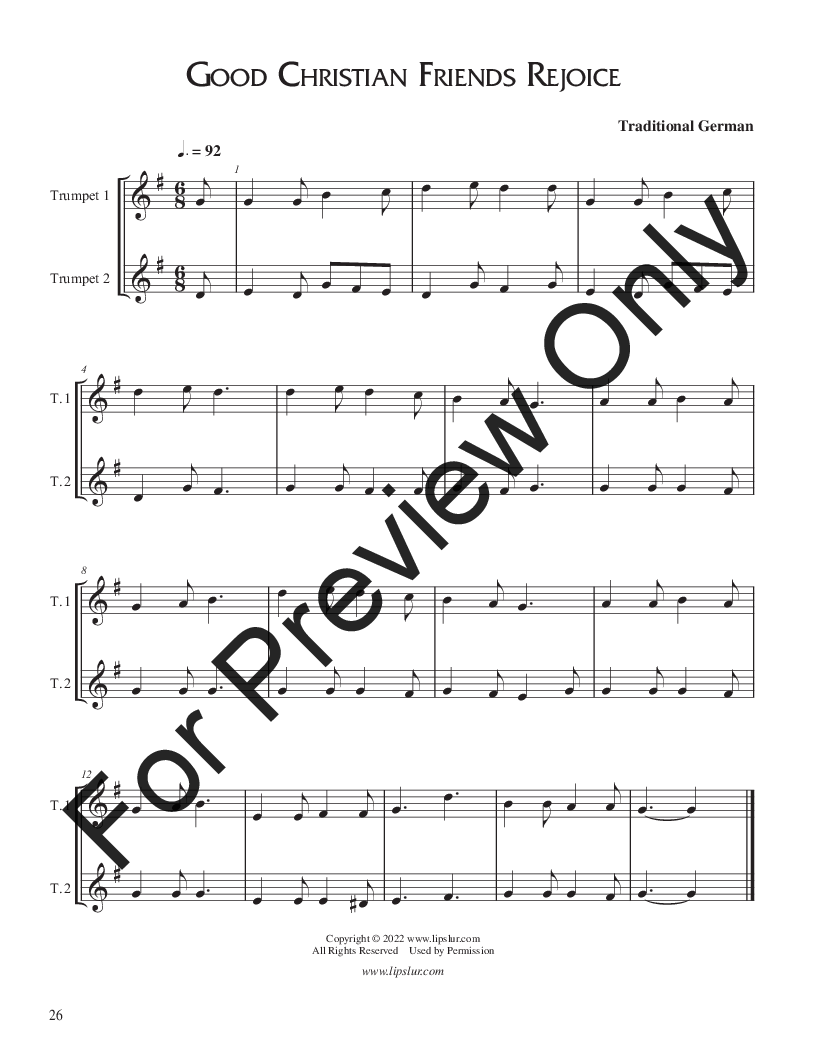 50 Duets for Trumpet/Clarinet P.O.D.