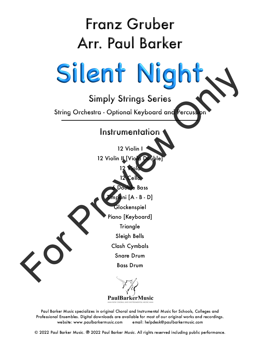 Silent Night Multi - Bundle MP3s