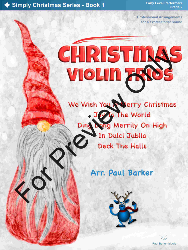 Christmas Violin Trios - Book 2 P.O.D.