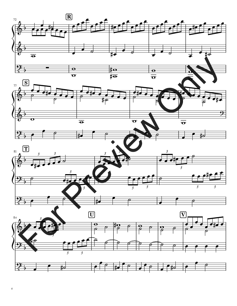 Passacaglia in d-minor P.O.D.