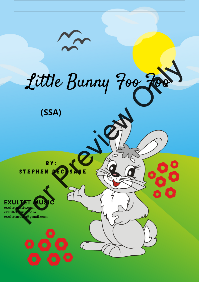 Little Bunny Foo Foo (SSA) P.O.D.