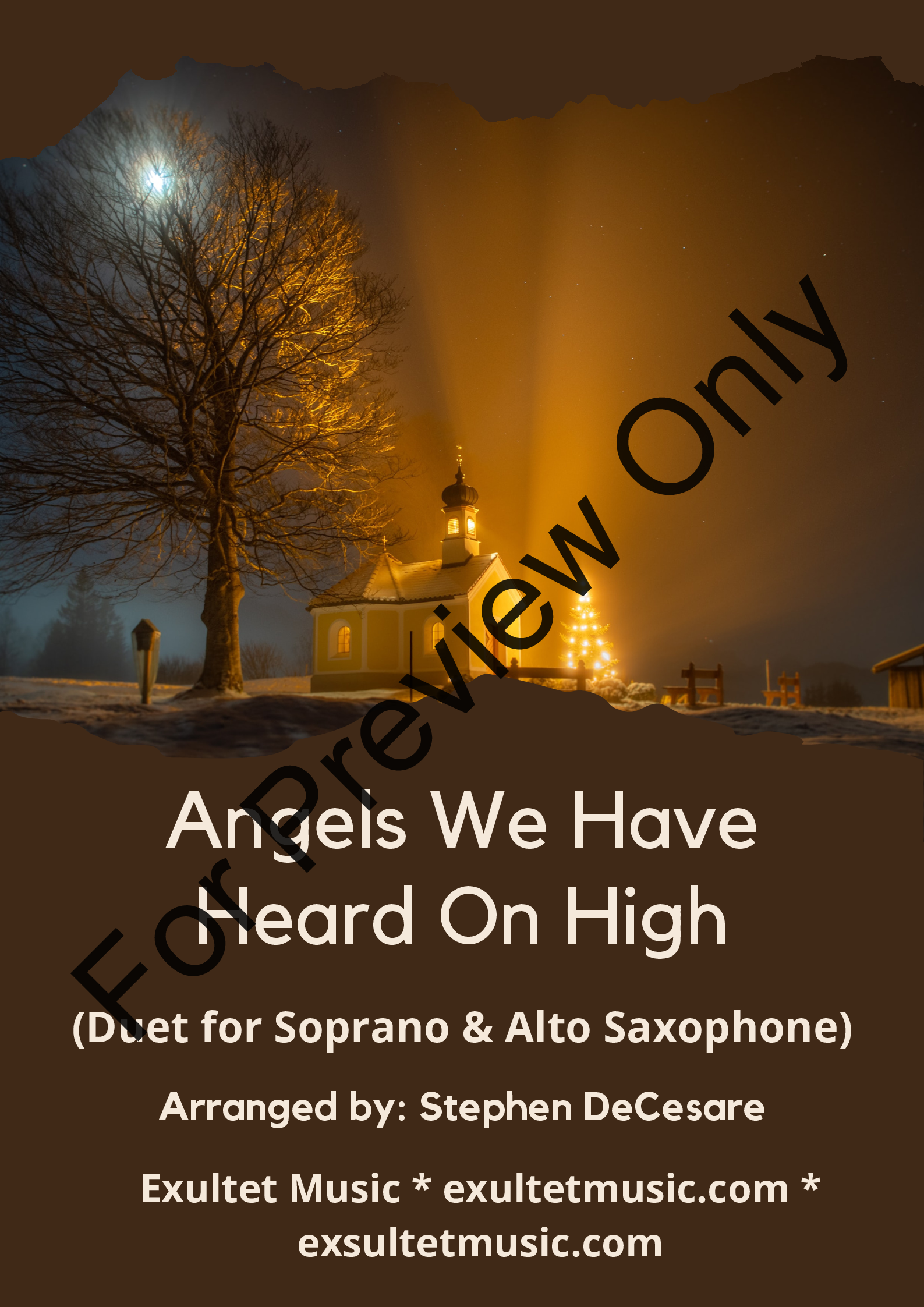 Angels We Have Heard On High (Duet for Soprano and Alto Saxophone) P.O.D.