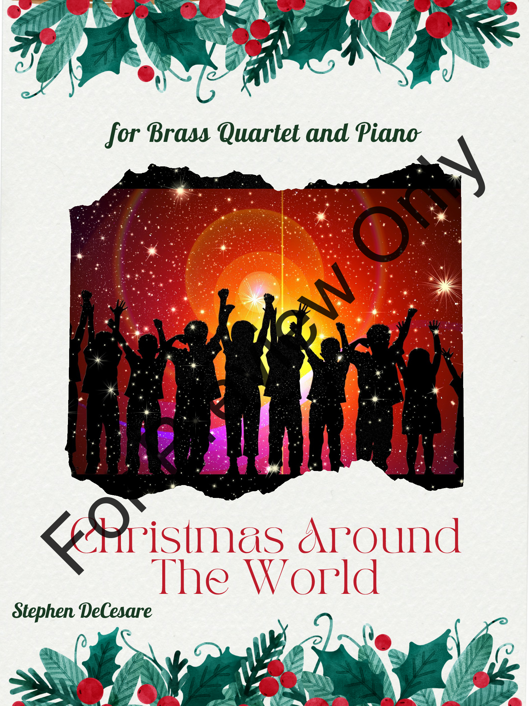 Christmas Around The World (Brass Quartet and Piano) P.O.D.