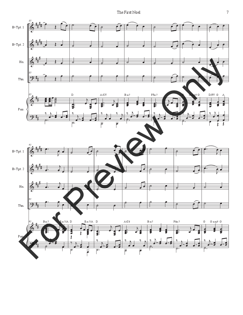 Christmas Around The World (Brass Quartet and Piano) P.O.D.