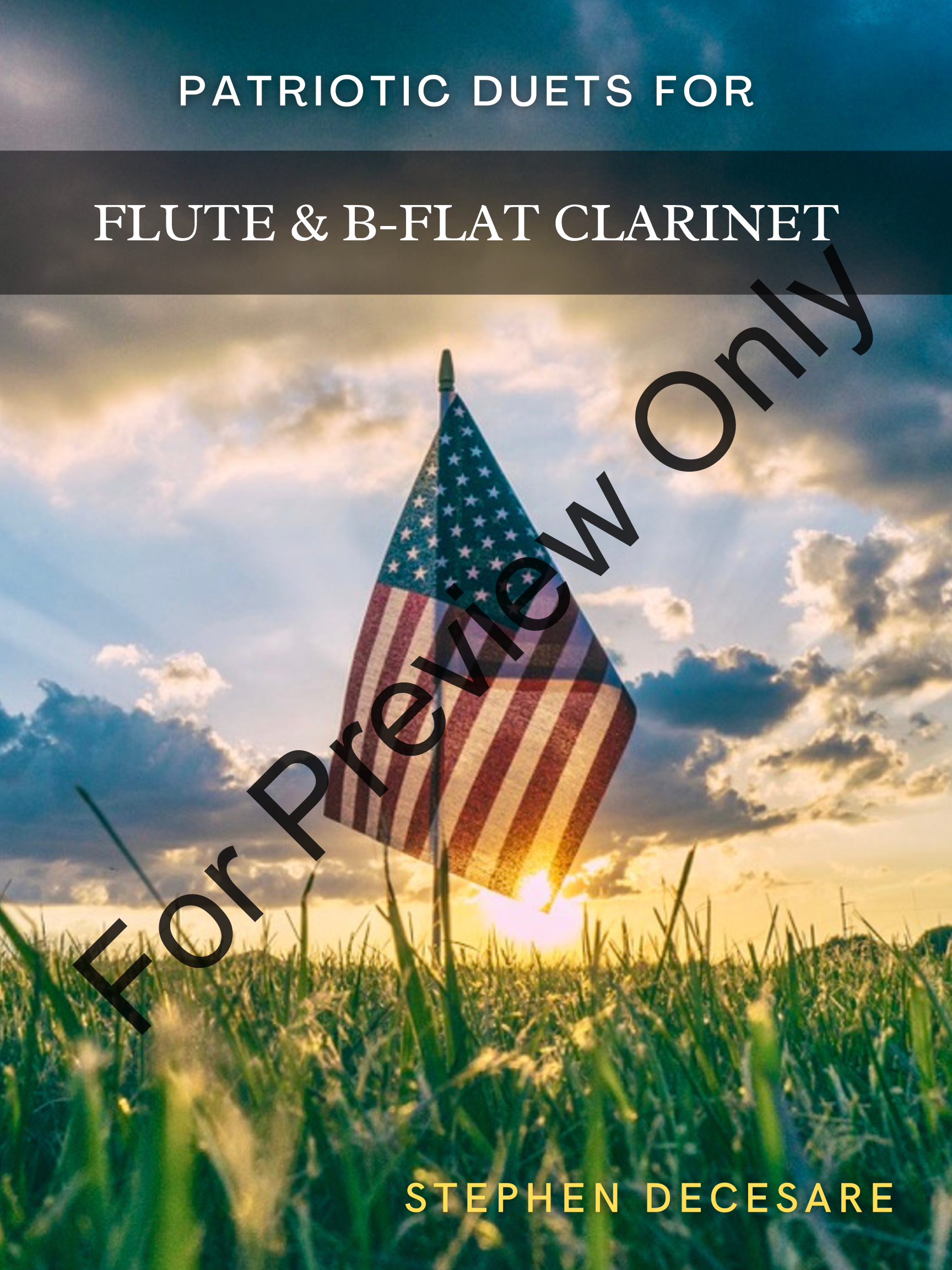 Patriotic Duets for Flute and Bb-Clarinet P.O.D.