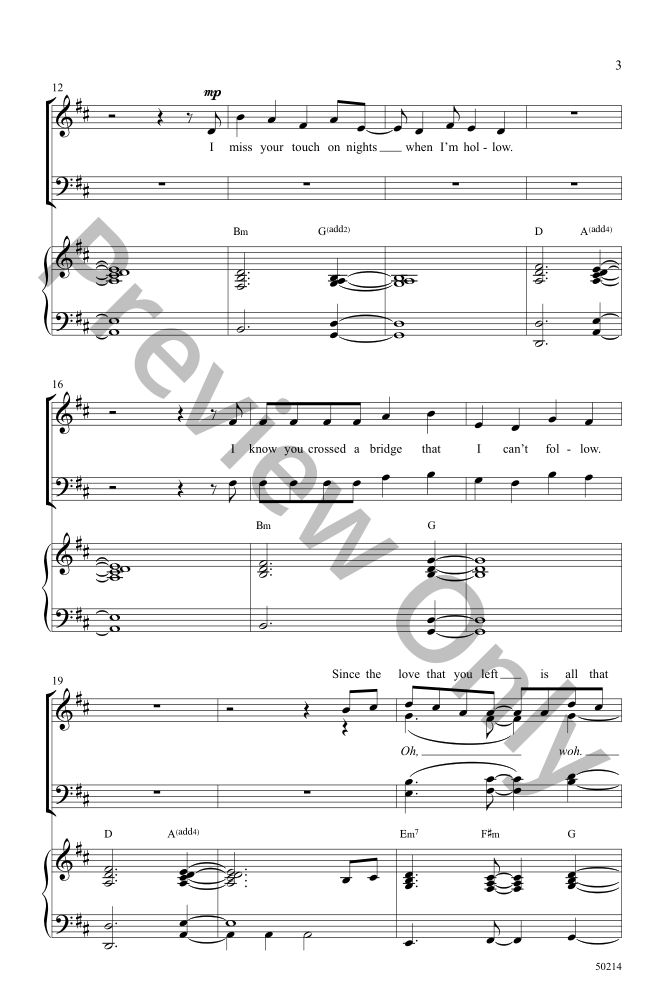 Justin Bieber: Ghost sheet music for voice, piano or guitar (PDF)