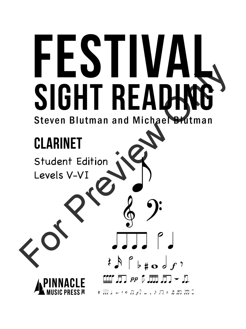 Festival Sight Reading: Clarinet P.O.D.