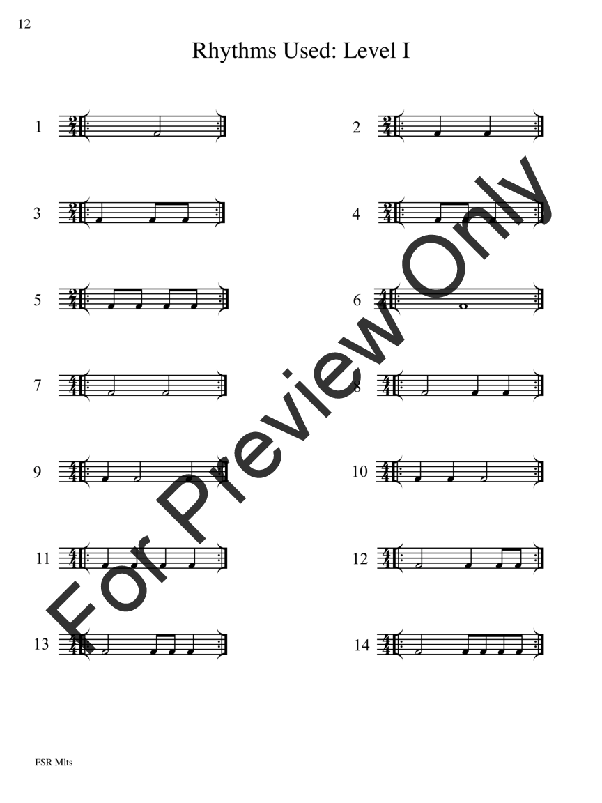 Festival Sight Reading: Mallets P.O.D.