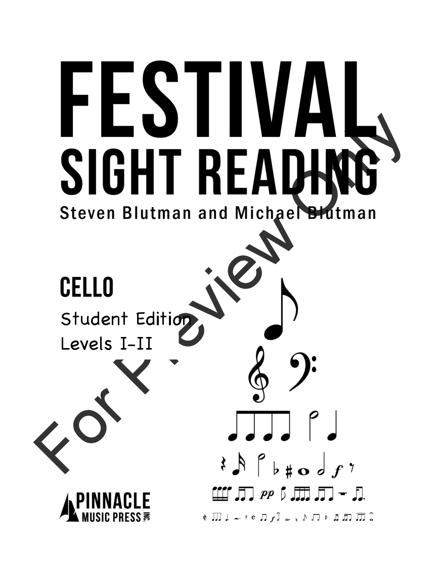 Festival Sight Reading: Cello P.O.D.