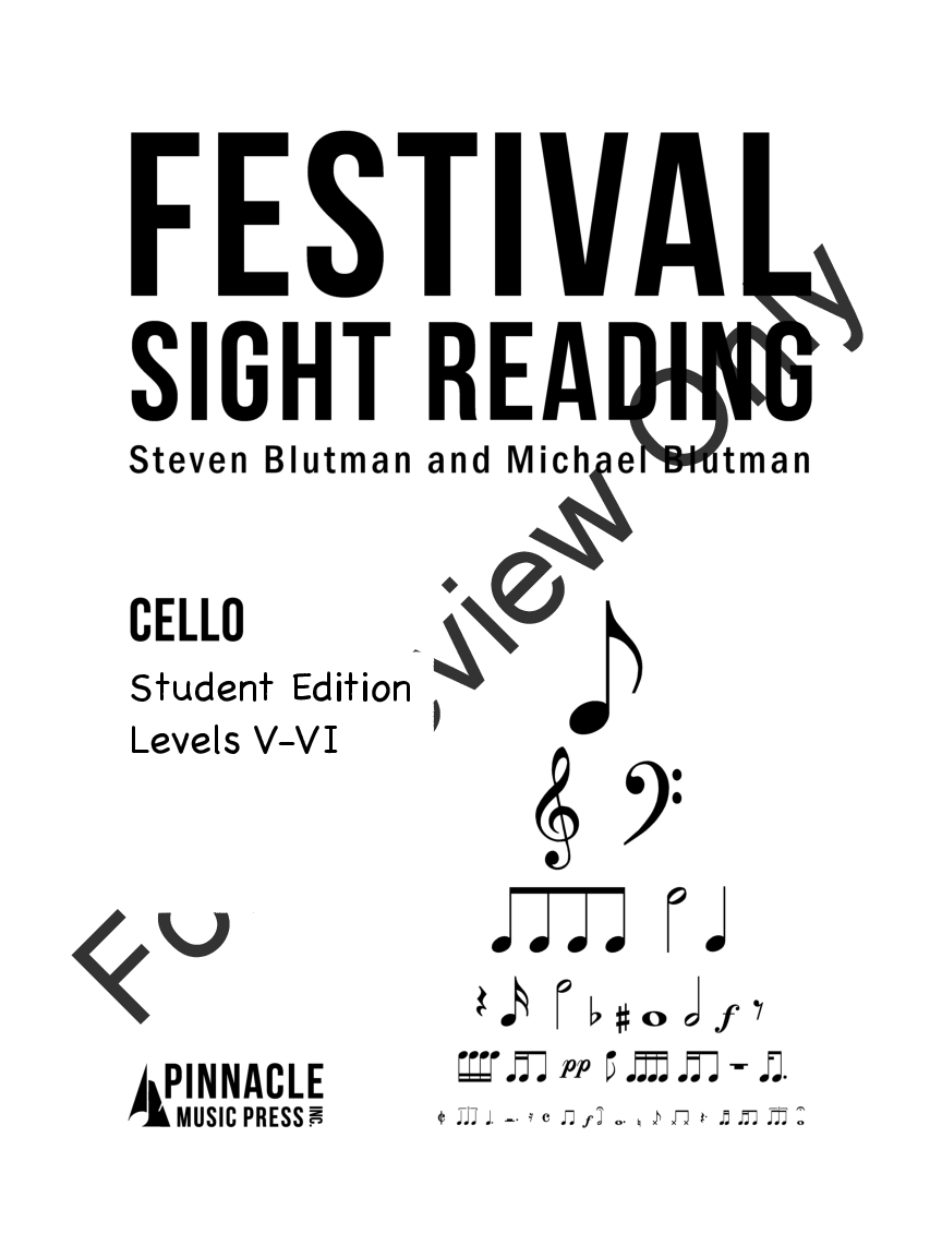 Festival Sight Reading: Cello P.O.D.