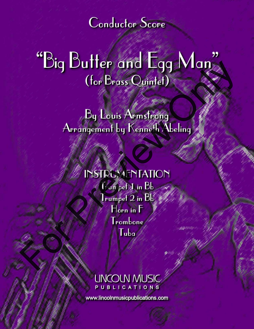 Big Butter and Egg Man (for Brass Quintet) P.O.D.