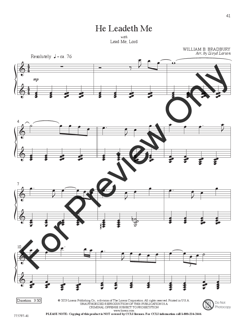 A Journey of Faith Piano Book