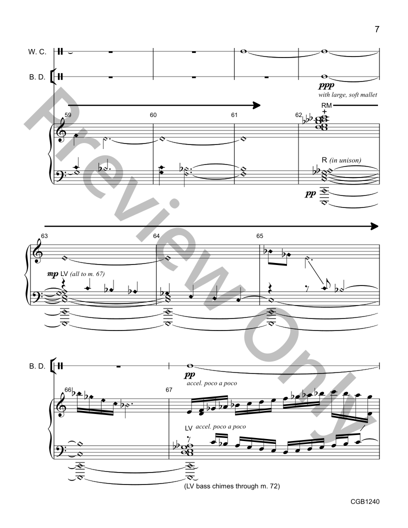 Thundersnow Full Score & Percussion Parts