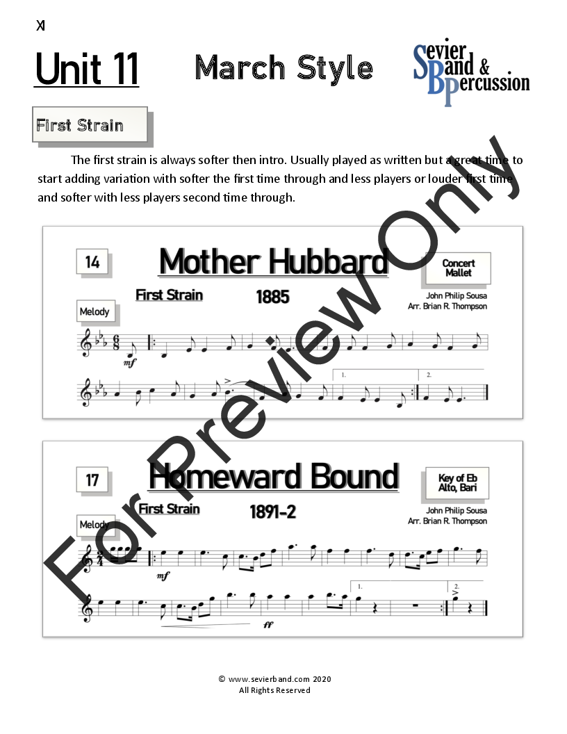 Progressive Musical Studies: Sousa Book 2 Grade 3-5 P.O.D.