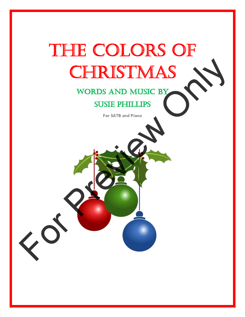 The Colors of Christmas P.O.D.