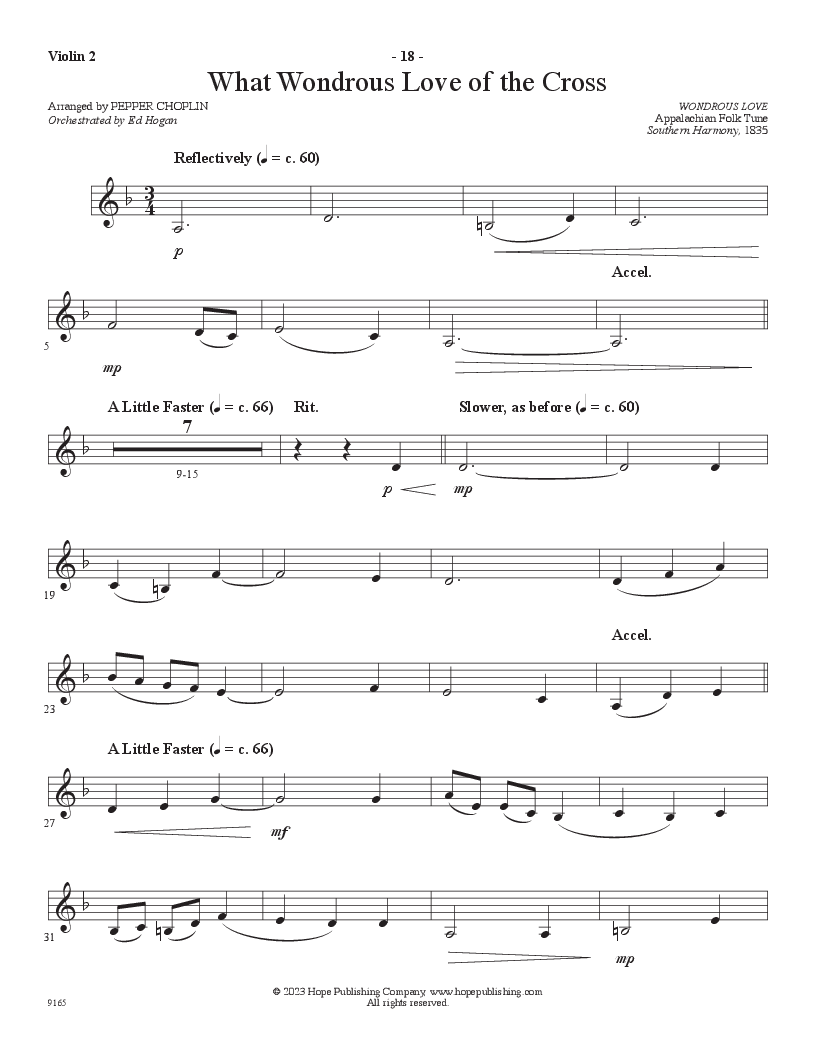 God So Loved Orchestration P.O.D.