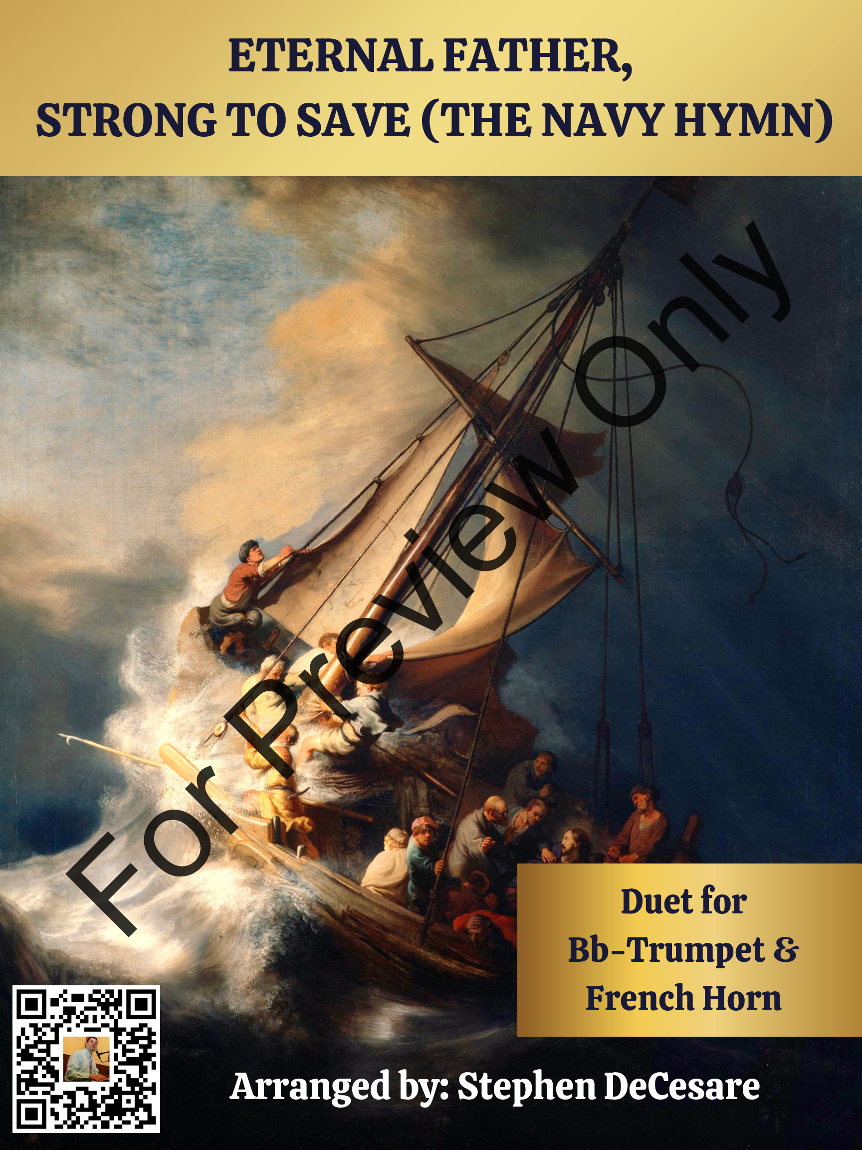 Eternal Father, Strong To Save (The Navy Hymn) (Duet for Bb-Trumpet and
  French Horn) P.O.D.