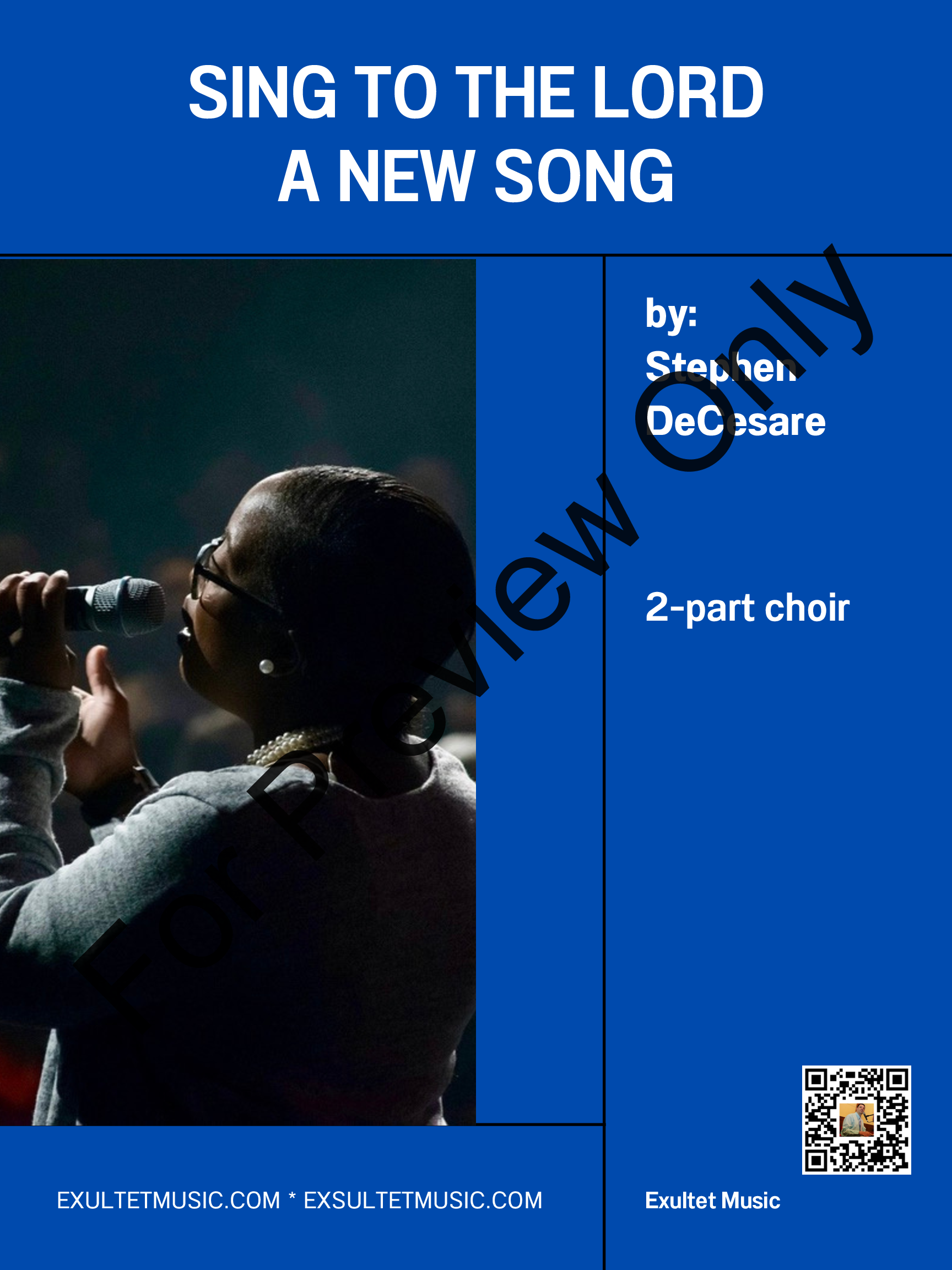 Sing To The Lord A New Song (2-part choir) P.O.D.