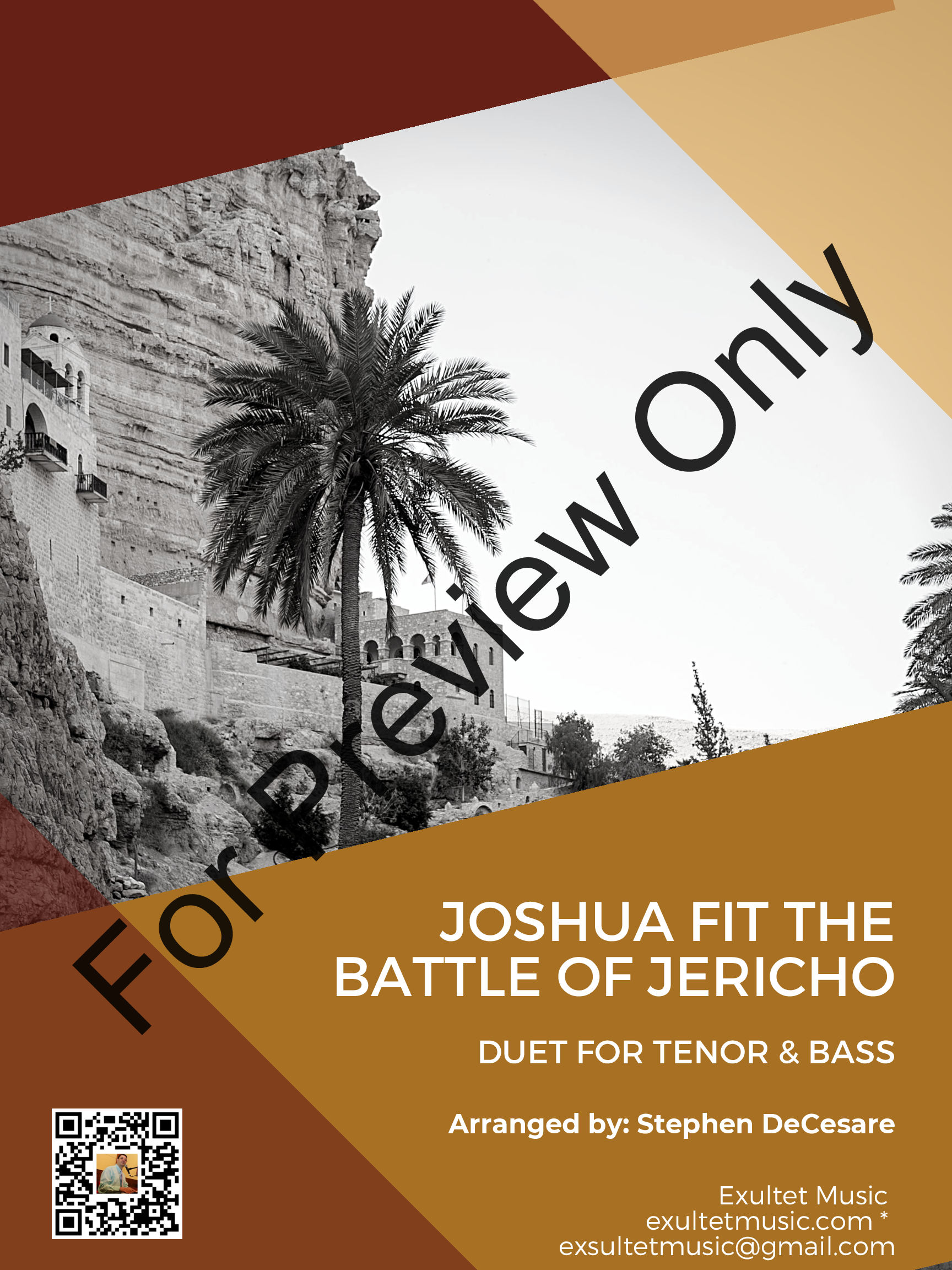 Joshua Fit The Battle of Jericho (Duet for Tenor and Bass solo) P.O.D.