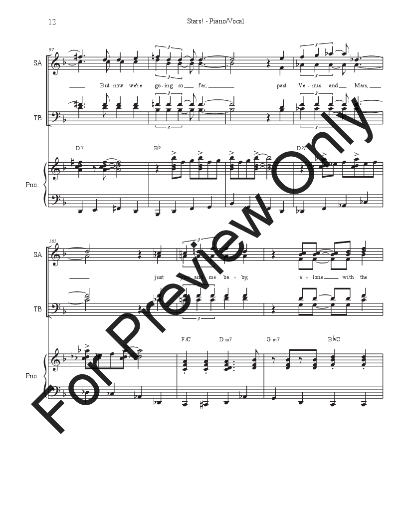 Interstellar SATB Complete Show Bundle