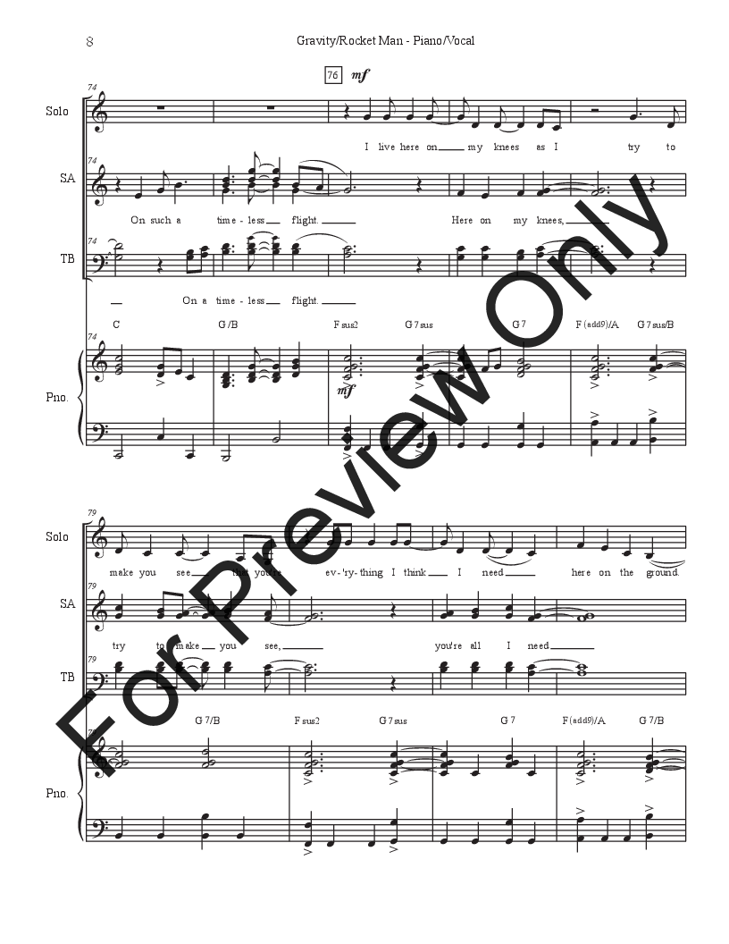 Interstellar SATB Complete Show Bundle