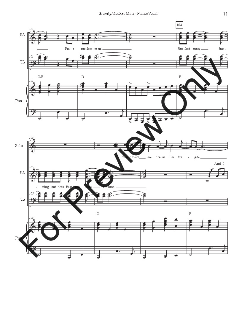 Interstellar SATB Complete Show Bundle