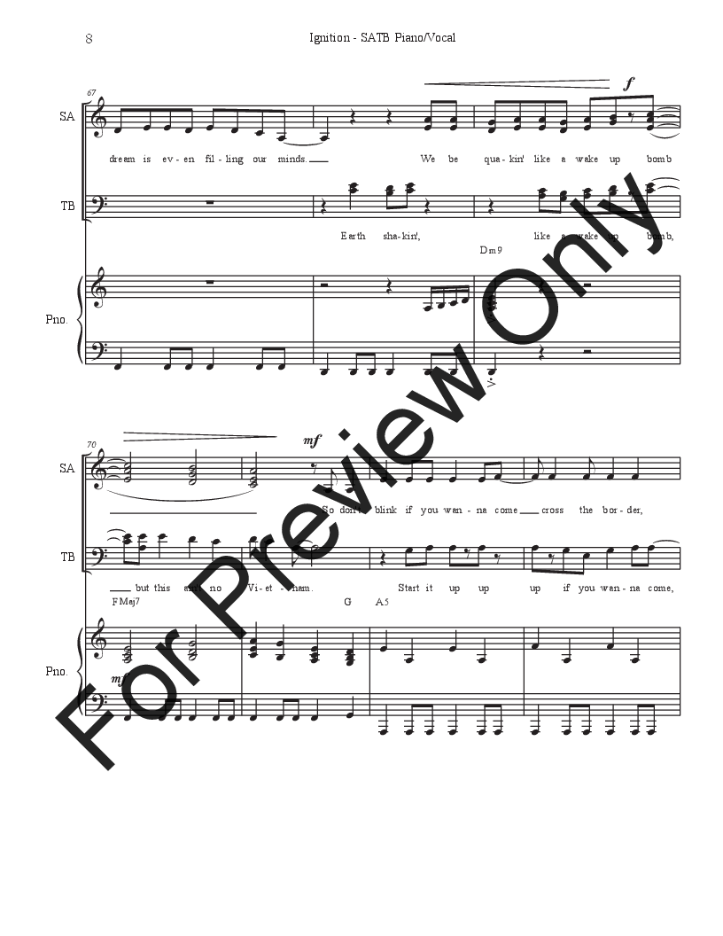 Interstellar SATB Complete Show Bundle