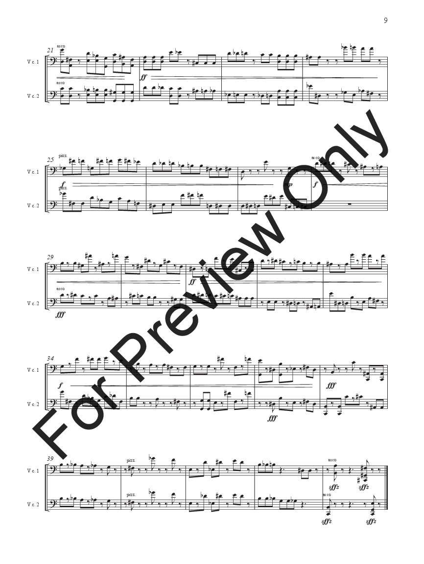 Six Cello Duos P.O.D.