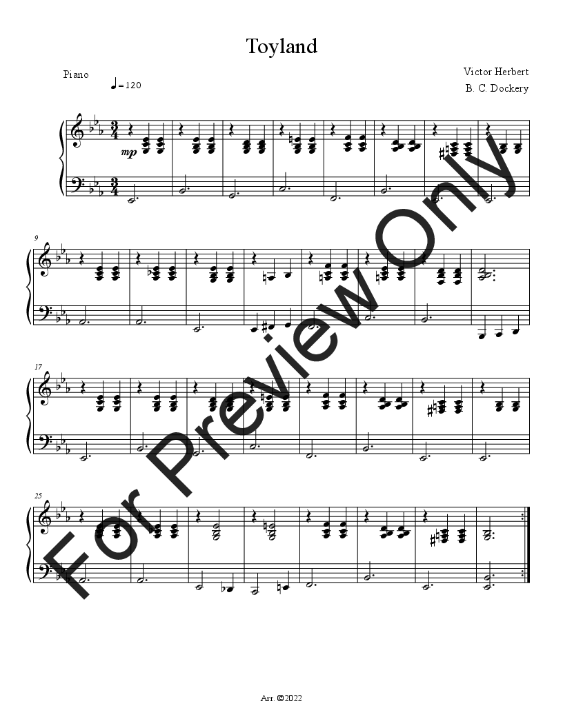 10 Christmas Duets for 2 Trumpets with Piano Accompaniment (Vol. 5) P.O.D.