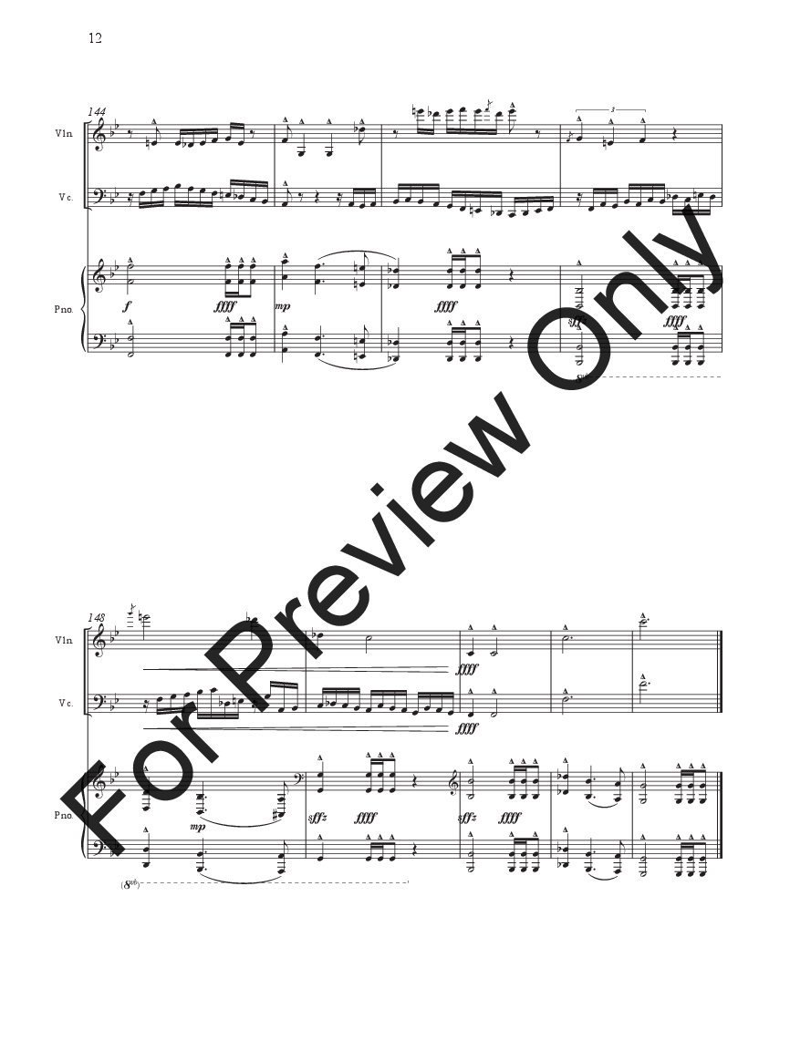 Piano Trio No 5,6,7, P.O.D.