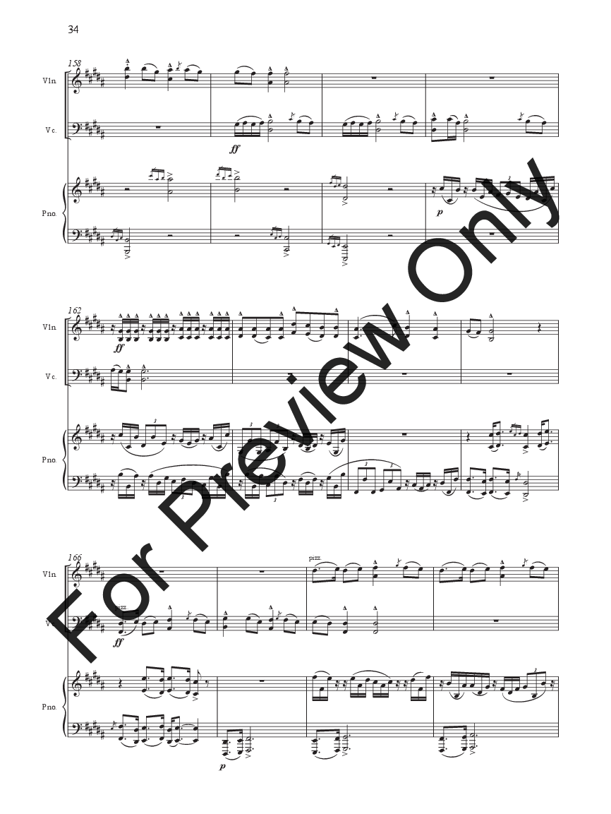 Piano Trio No 5,6,7, P.O.D.