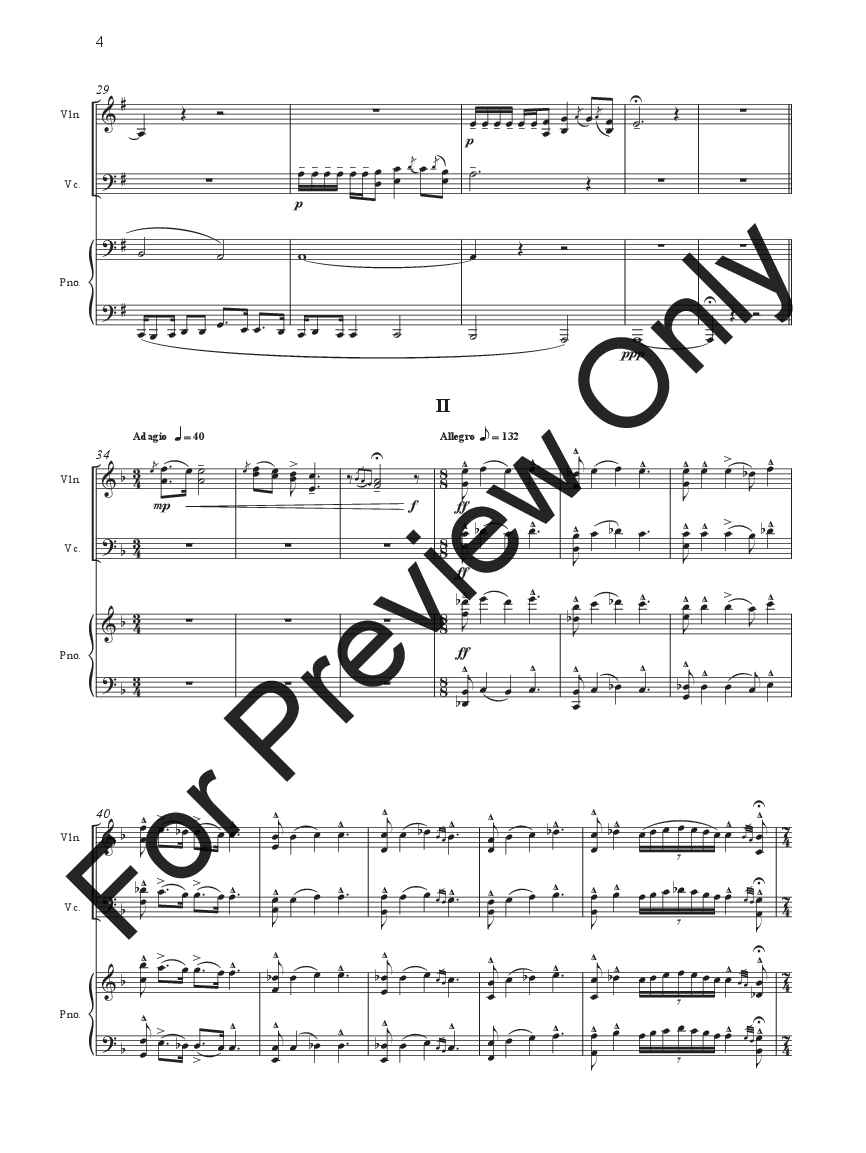 Piano Trio No 5,6,7, P.O.D.